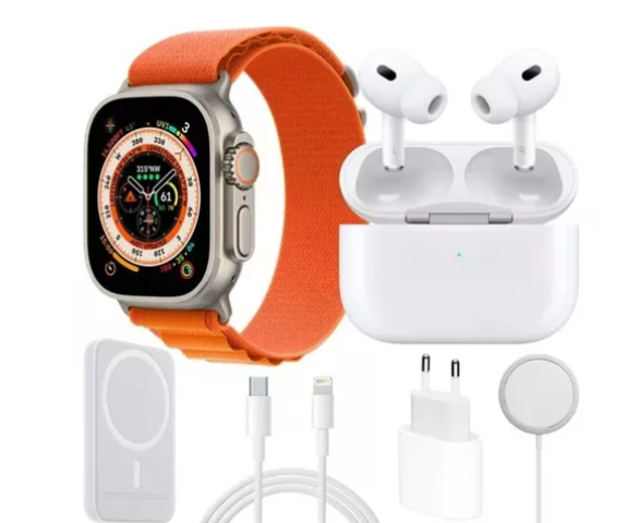 KIT RELOJ X8 Ultra -AUDIFONOS -BATERIA